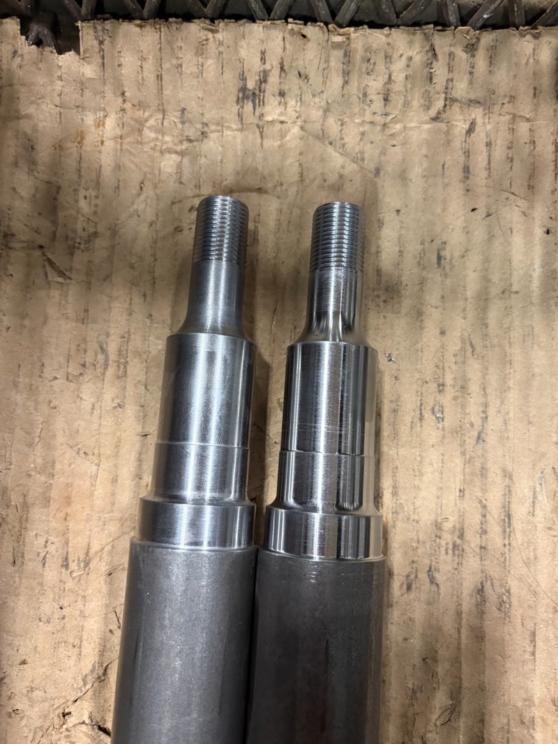 Precision threaded shafts machined by RPM Machining